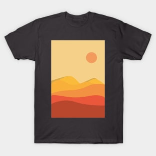 Sunny desert illustration T-Shirt